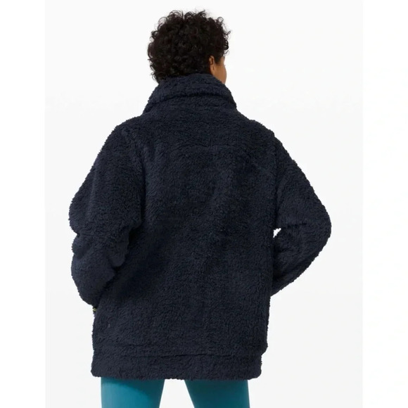 Lululemon True Navy Oh So Sherpa Jacket Size 2 - Picture 2 of 16